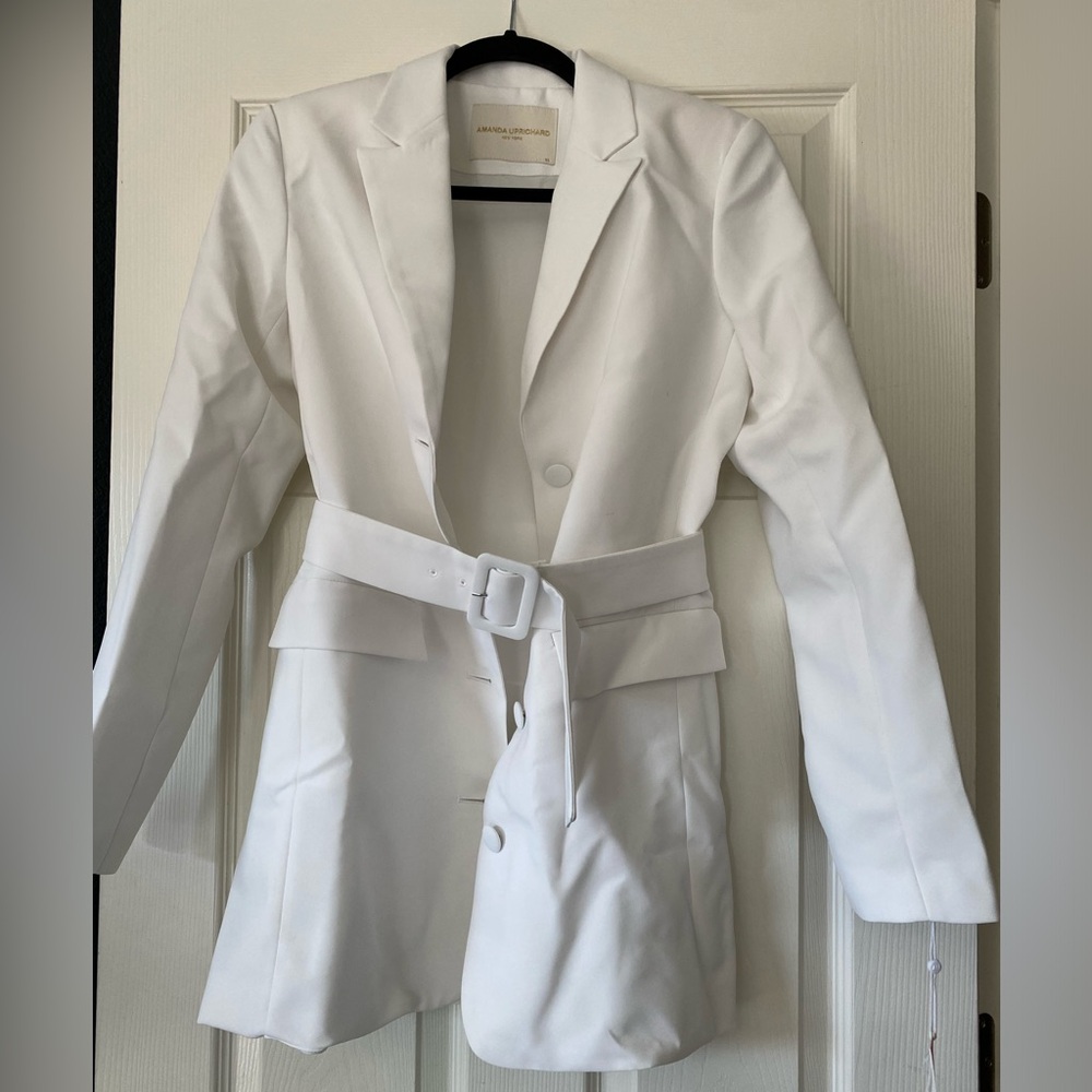 NWT Amanda Uprichard Meritt Blazer Ivory size XS
